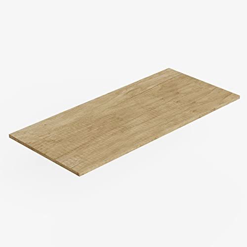 Baikal Werkblad van hout voor badkamer, melamine, 16 mm, combineerbaar met elk modulair meubelstuk