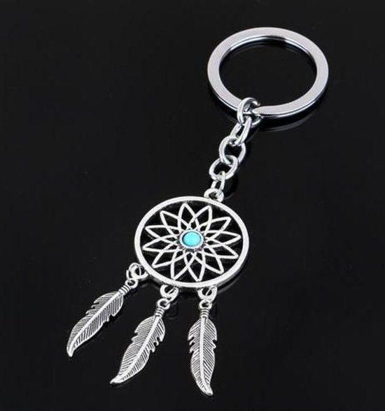 Zilverkleurige Dromenvanger Sleutelhanger - Unisex - Volwassenen