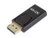 PremiumCord Adapter DisplayPort naar HDMI, reductie, resolutie Ultra HD 4K 2160p, DisplayPort 1.1a, HDMI 1.3, Vergulde aansluitingen, Zwart Kleur