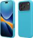 kwmobile telefoonhoesje geschikt voor Apple iPhone 18 Pro Max / iPhone 17 Pro Max - Hoesje met siliconen coating - Smartphone case in zeeblauw