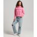 Superdry Sweatshirt court droit à capuche femme Core Sport