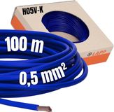 LAPP 4510161 Fil H05V-K 1 x 0.50 mm² bleu outremer 100 m