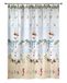 Avanti Linens Coastal Snowman Collection, Polyester, Multi Color, Douchegordijn