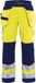Blåkläder Dames werkbroek High Vis met spijkerzakken 7156-1811 - High Vis Geel/Marineblauw - C40