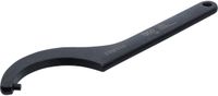 BGS technic BGS 74221 | Haaksleutel met pennen | 110 - 115 mm | Zapfdiameter 8 mm | chroom-vanadium-staal | gefosfateerd | voor kruisgatmoeren DIN 1816