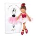 Jolijou Ma Petite Ballerina Doek Danseres Pop Isadora Geschenkdoos 35 cm Turnpakje Tutu Danssoekjes Strik Cadeau-idee voor geboorte meisje JJ6036