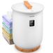 SereneLife Handdoekverwarmer – 20 liter Towel warmer met digitaal display – Instelbare verwarmingstijd van 20–90 minuten en geurhouder – Wit