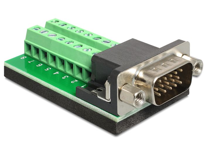 DeLOCK 65424 - Card Reader - Zwart, Zilver, Groen