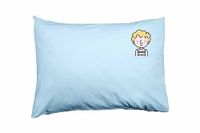 Bona Basics Decoratieve kussenhoes Lichtblauw 50x35 cm
