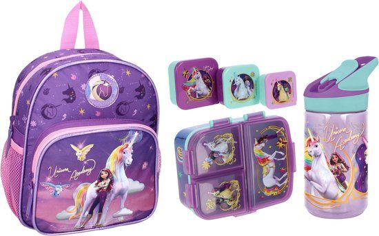 Unicorn Academy School Set: Rugzak en Lunchset