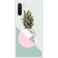 Samsung Bedrukt siliconen hoesje compatibel met Galaxy Note 10 Ananas marbre