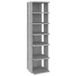 VidaXL Schoenenrek 27,5x27x102 cm bewerkt hout grijs sonoma