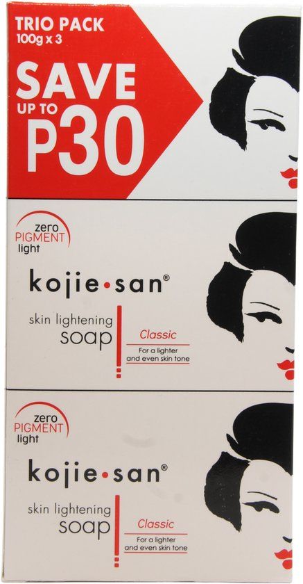 Kojie San Skin Lightening Soap 3 x 100g - For All Skin Types
