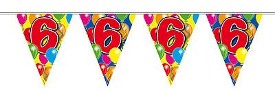 Digi Vlaggenlijn Balloons 6 Jaar