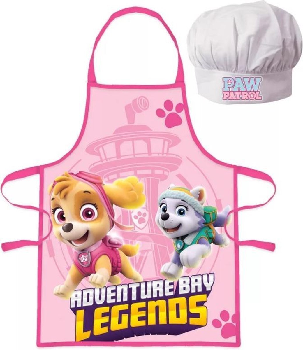 Nickelodeon Paw Patrol Skye schort met koksmuts 3-8 jaar