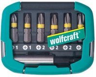 wolfcraft - Bit-box kruiskop (PH 1–3), 7-dlg.