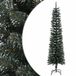 vidaXL Sapin de Noël artificiel étroit 210 cm PVC vert