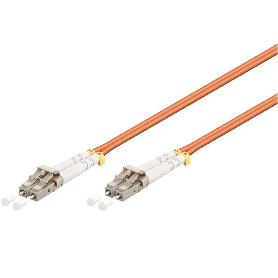 S-Impuls LC Duplex Optical Fiber Patch kabel - Multi Mode OM2 - oranje / LSZH - 5 meter