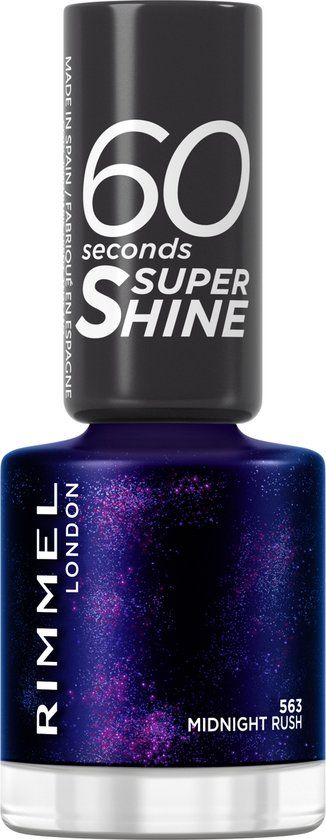 Rimmel 60 Seconds Super Shine Nagellak - 563 Midnight Rush - 8ml