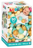 Ludi Speelballen Meerkleurig 90 stuks 6 cm
