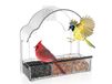 Blinkit 0162 Mangeoire pour oiseaux en acrylique avec ventouse pour fenêtre