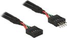 Delock Câble USB - 0,1 m - Noir