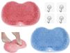Set de 2 coussinets de massage antidérapants en silicone pour pieds
