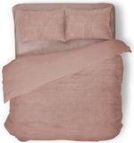 Eleganzzz Dekbedovertrek Teddy Pluche - Light Pink - 240x220cm