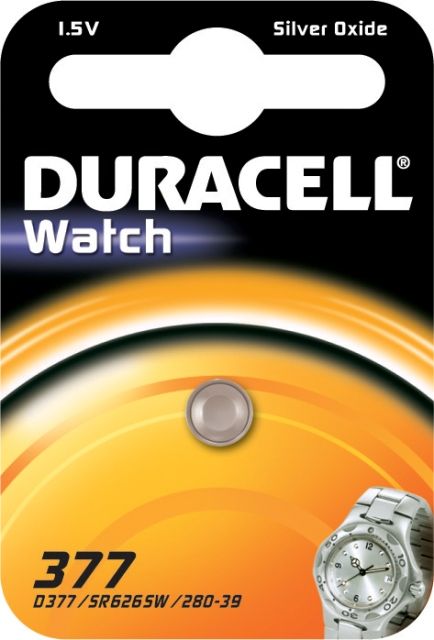 Duracell 377 - Batterij - 1.5V - 28mAh