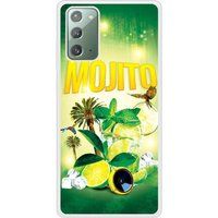 Mojito Forêt Bedrukt siliconen hoesje compatibel met Galaxy Note 20