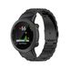 Yikamosi Garmin Forerunner 45 Bandje, Roestvrij Staal Metaal Verstelbare Vervangende Band Zwart
