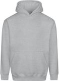Just Hoods Vision Dikke Hoodie Unisex M Heidegrijs Polyester Lente/Zomer 2026