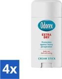 Odorex Extra Dry Stick, 40 ml - Lot économique - 4 pièces