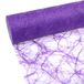 Sizoweb Tafelloper - 25 meter rol + 100 deco-harten gratis (20cm breed, in lila)