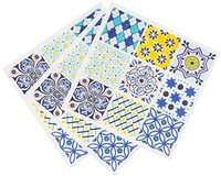 Talking Tables Marokkaanse betegelde blauwe servetten - 20 stuks