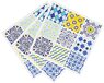 Talking Tables Marokkaanse betegelde blauwe servetten - 20 stuks