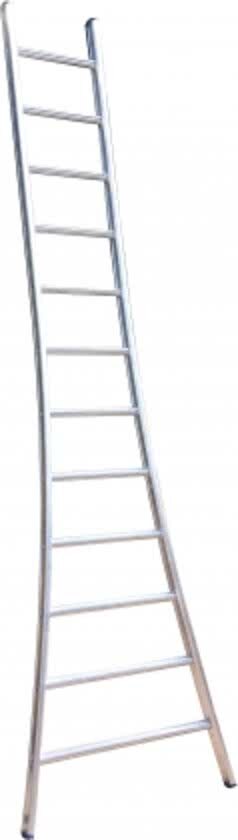 Maxall enkele ladder uitgebogen