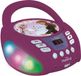Lecteur CD Frozen, Bluetooth, effets lumineux, portable, karaoké, bleu