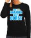 Bellatio Decorations Apres ski trui Deze snowboarder heeft dorst zwart dames - Wintersport sweater - Foute apres ski outfit/ kleding/ verkleedkleding M