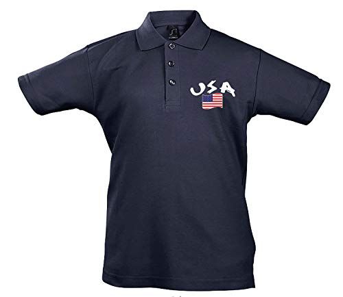 Supportershop Kinderen Poloshirt Rugby USA