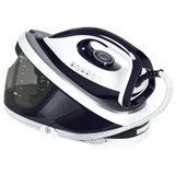 Homcom Strijkcentrum 2600 W 100 G/Min 8 Bars Eco-functie Keramische zool Anti-kalksysteem Verwijderbare tank 1,5 L Blauw