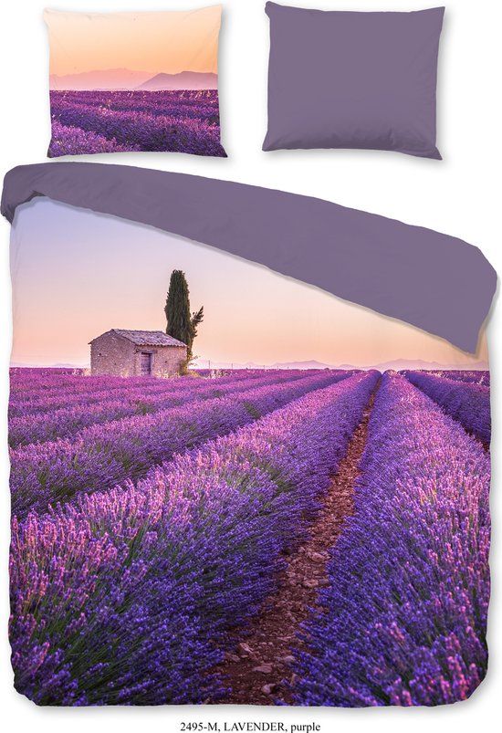Pure Dekbedovertrek Lavendel - Paars - 200x200/220 cm - Microvezel