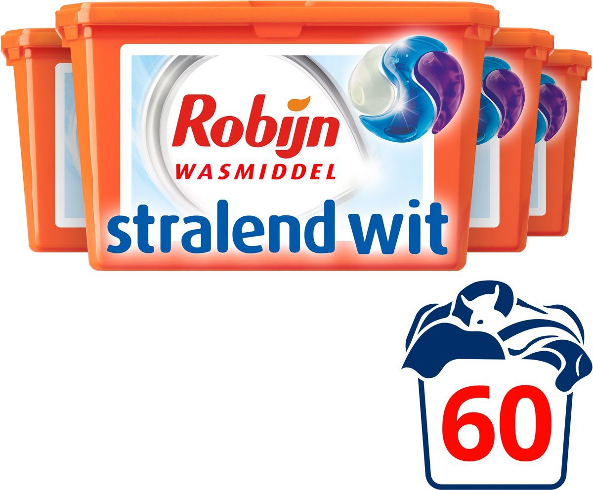 Robijn 3-in-1 Capsules Stralend Wit - 8710847917530