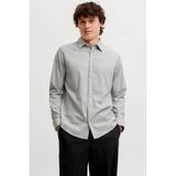 JACK & JONES ESSENTIALS regular fit overhemd - lichtgrijs