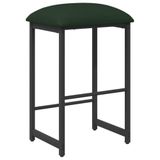 vidaXL Barkruk Donkergroen 40 x 32 x 74 cm Bewerkt hout