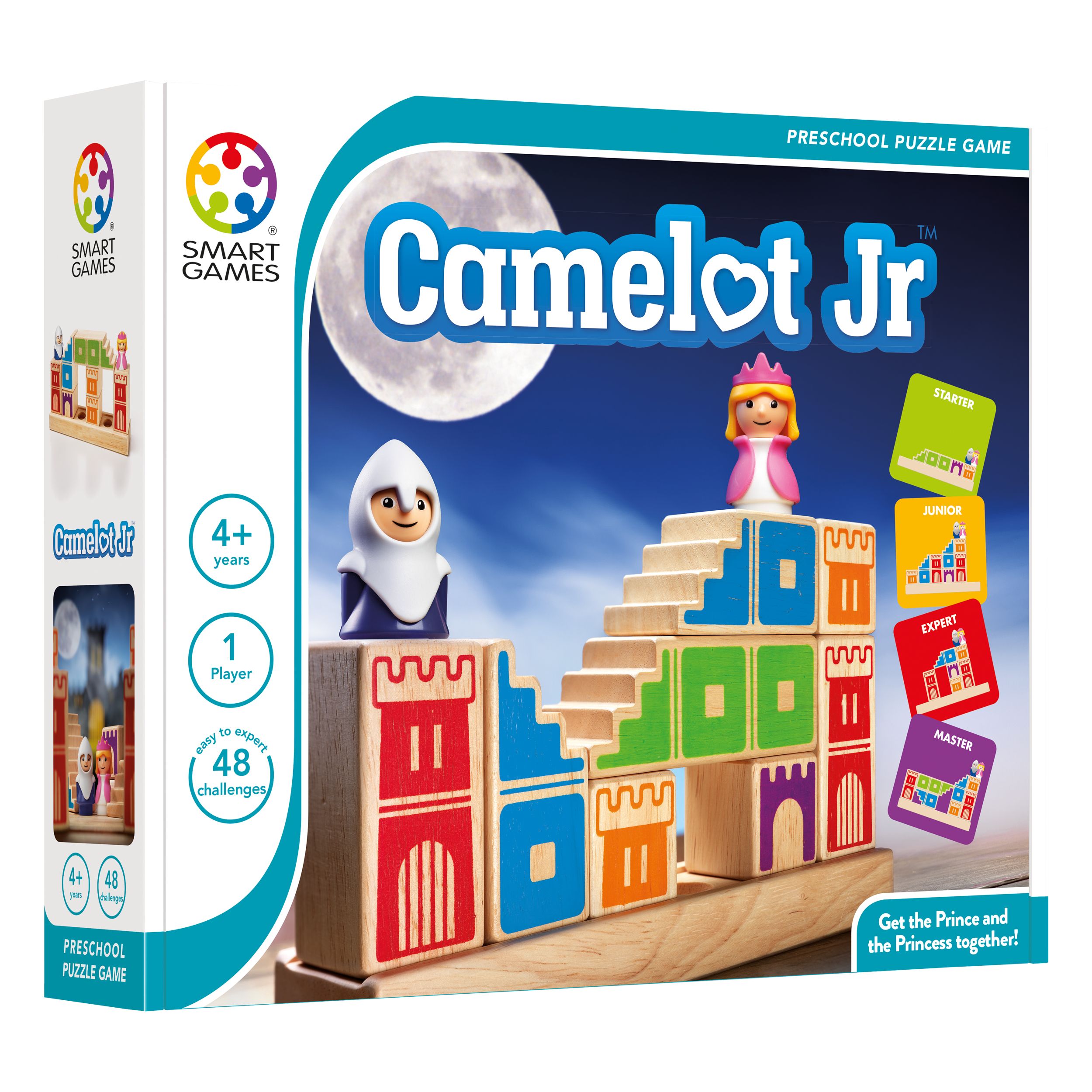 SmartGames Camelot JR. - Denkspel voor Kinderen - 48 Uitdagingen