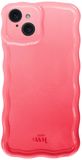 xoxo Wildhearts Glossy Wavy Case Pink Sorbet coque de téléphone - Convient pour iPhone 14
