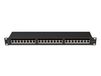 Lanberg PPSA-1024-B Patch Panel 1U Cat.6A F/UTP Zwart