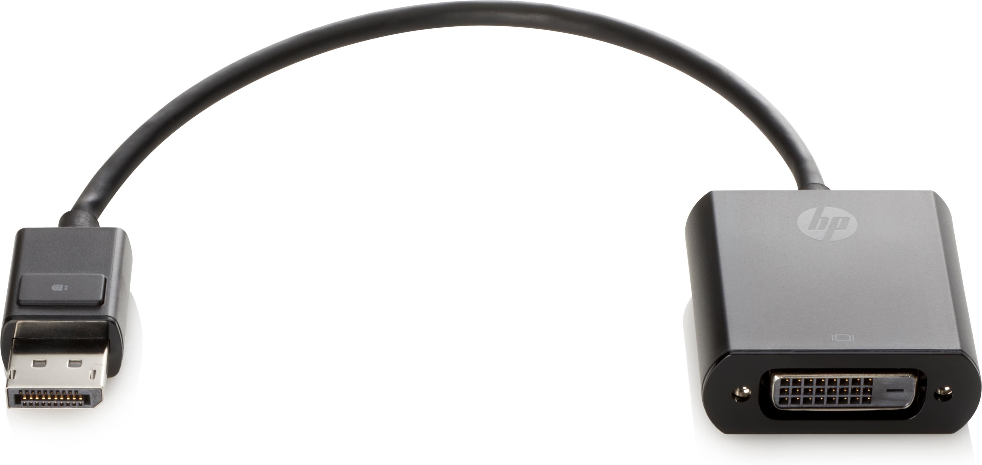 HP DisplayPort naar DVI-D Adapter - 19 cm - Zwart