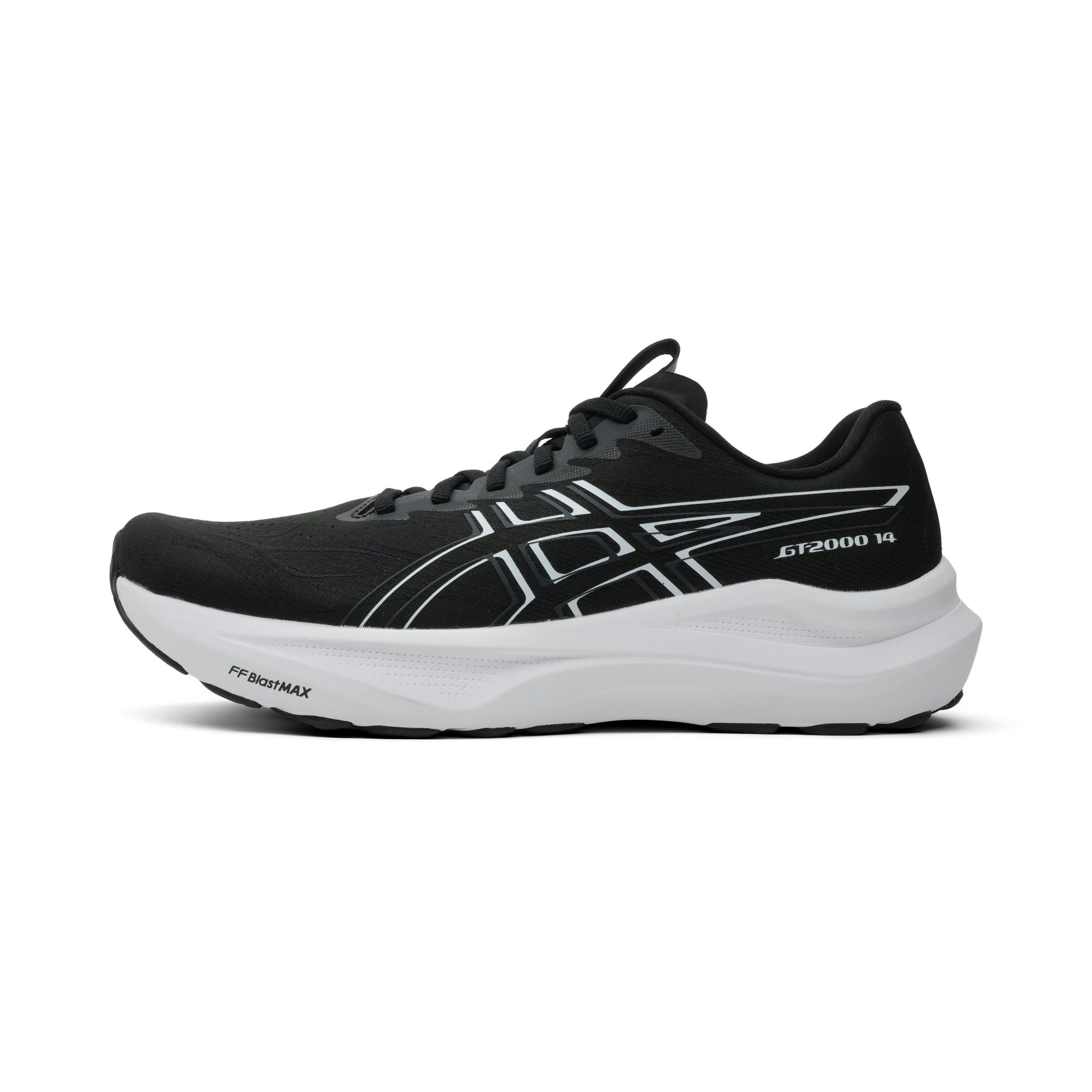 ASICS GT-2000 14 Herensneakers, 40,5 EU, Zwart Wit